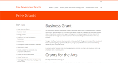 Desktop Screenshot of freegrants.org.uk